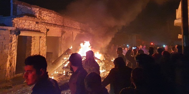 Azez'de terör saldırısı: Yaralılar var