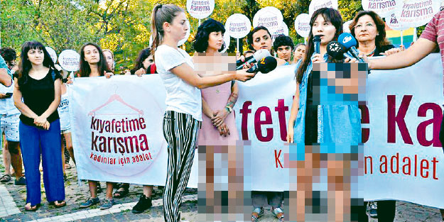 Azgın azınlığın hedefi çıplaklık!