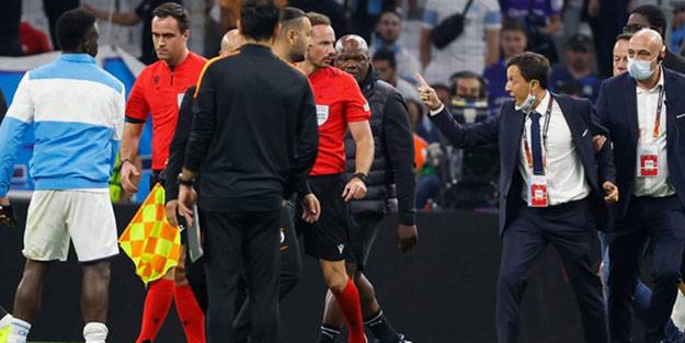 Azgın Fransız! Beraberliği hazmedemeyince etrafa saldırdı