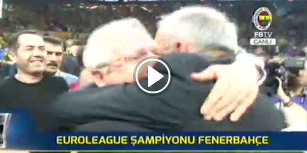 Aziz Yıldırım ile Obradovic arasında duygusal anlar