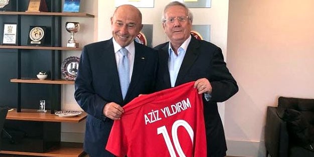 Aziz Yıldırım, Nihat Özdemir'i ziyaret etti