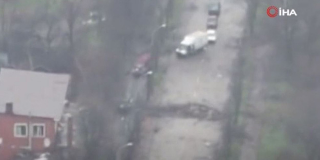 Ukrayna görüntüleri servis etti! Mariupol’de Rus askerlerini böyle pusuya düşürdüler