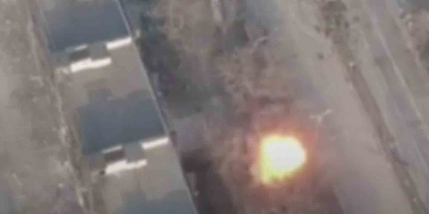 Azov taburu Rus tanklarını böyle imha etti!