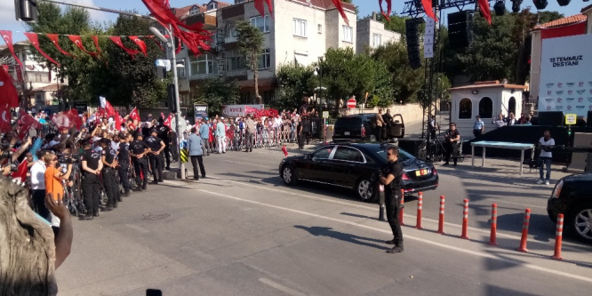 Cumhurbaşkanı Erdoğan, 15 Temmuz törenleri için İstanbul’a geldi