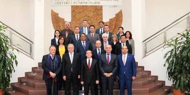 Büyükelçilerden Rektör Prof. Dr. Kızılay’a ziyaret