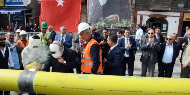 Şarköy doğalgaza kavuşuyor