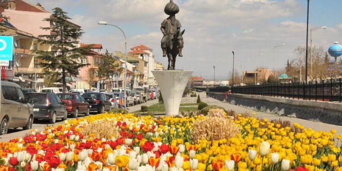 Akşehir çiçeklere büründü