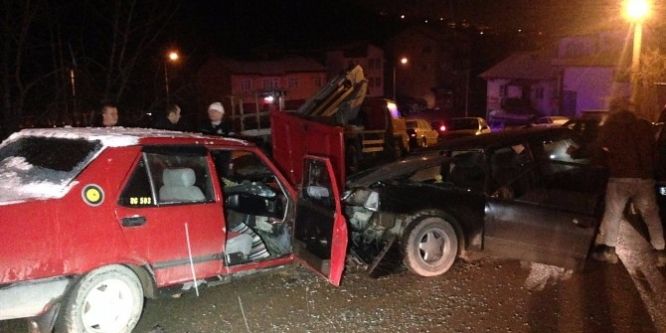 Polisin dur ihtarına uymadı, kaza yaptı