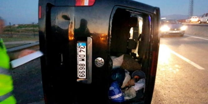 Erzurum’da trafik kazası: 8 yaralı