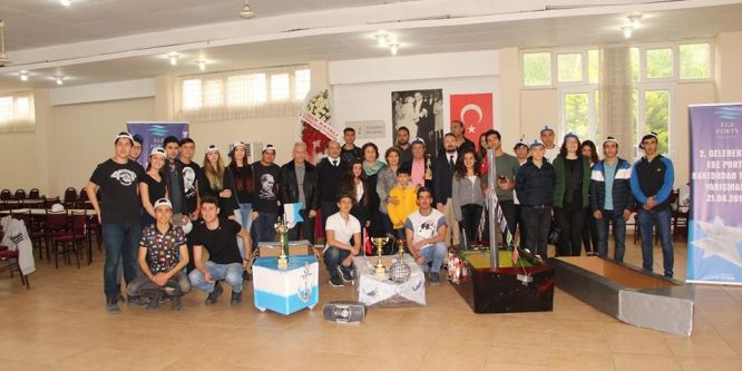 2. Geleneksel karton model tekne yarışması yapıldı