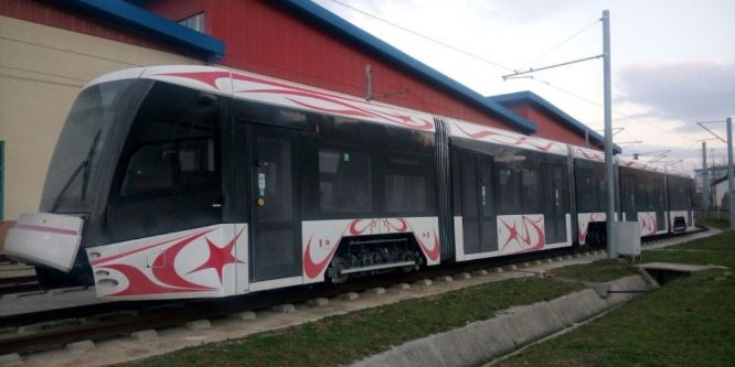 6. yerli tramvay filoya katıldı