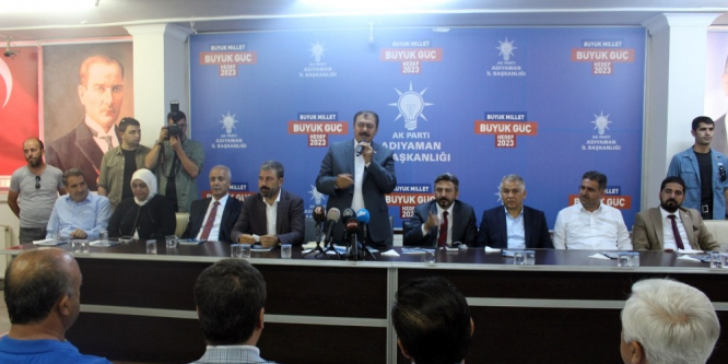 Bakan Veysel Eroğlu Adıyaman’da temaslarda bulundu
