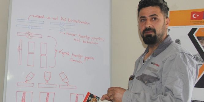Hakkari’de yeni kaynak ustaları yetiştiriliyor