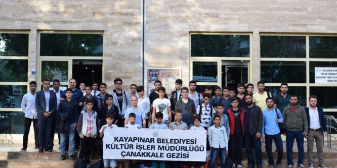 Kayapınar’da 40 öğrenci Çanakkale gezisine gitti
