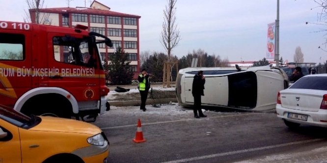 Sara krizi kaza yaptırdı