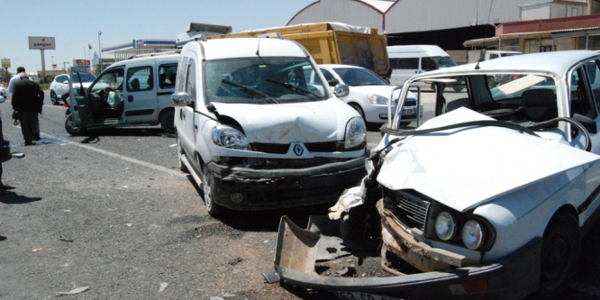 Şanlıurfa’da zincirleme trafik kazası: 5 yaralı