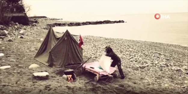 Baba-kızın 18 Mart videosu herkesi duygulandırdı