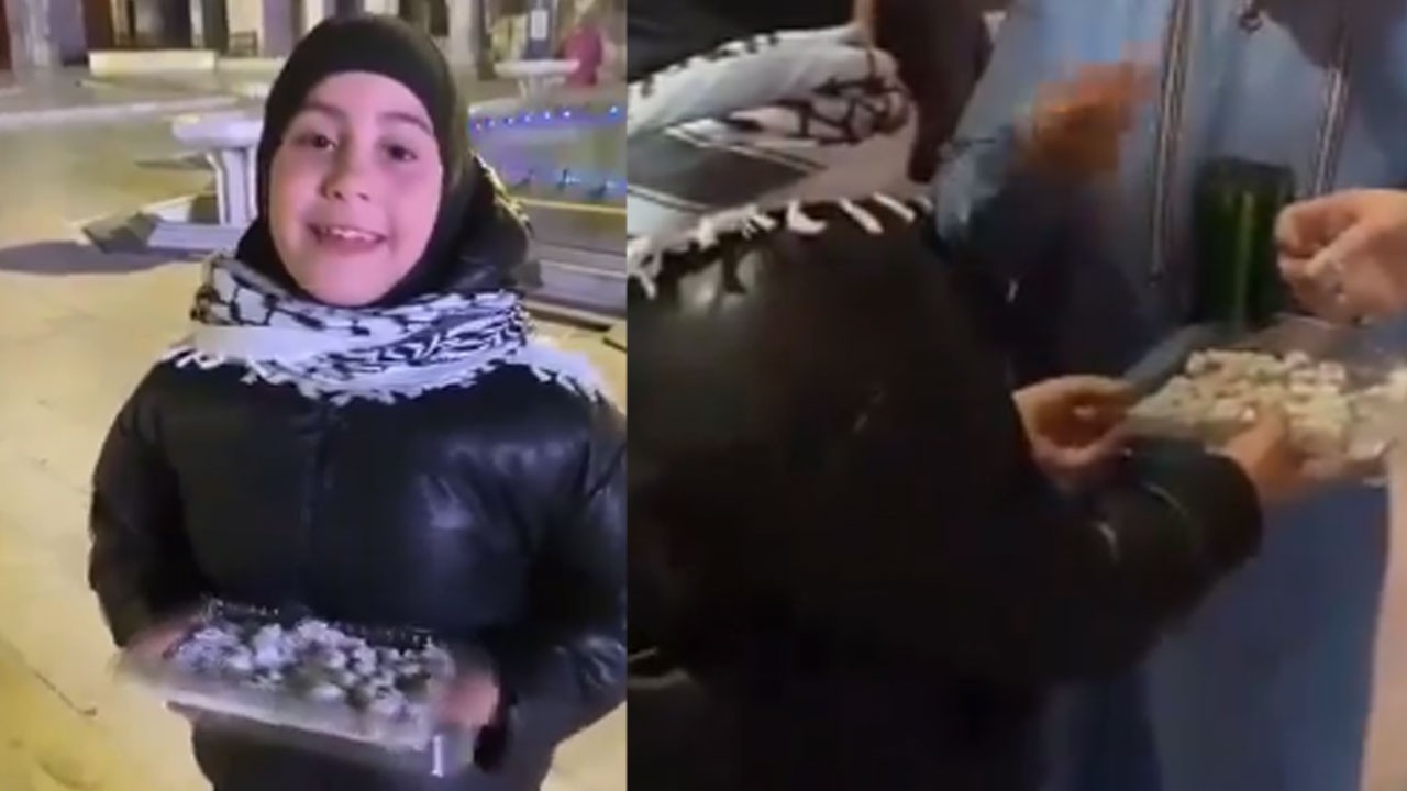 "Babamın katili Fetö geberdi" diye Eyüp Sultan’da lokum dağıtan şehit kızı ağlattı