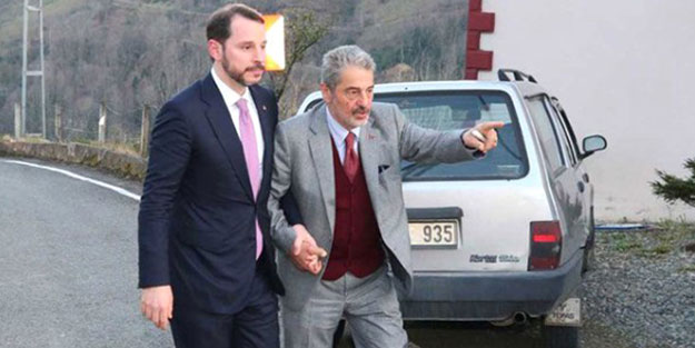 Babası, Bakan Albayrak'ın koluna girip bakın nereye götürdü