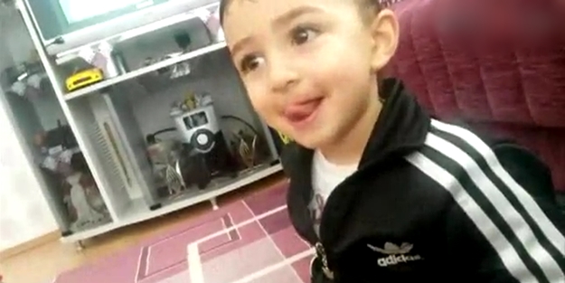 Babası gelince Fenerli, gidince G.Saraylı olan çocuk/VİDEO