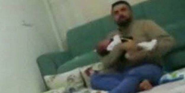 Babasının darbettiği bebekten iyi haber