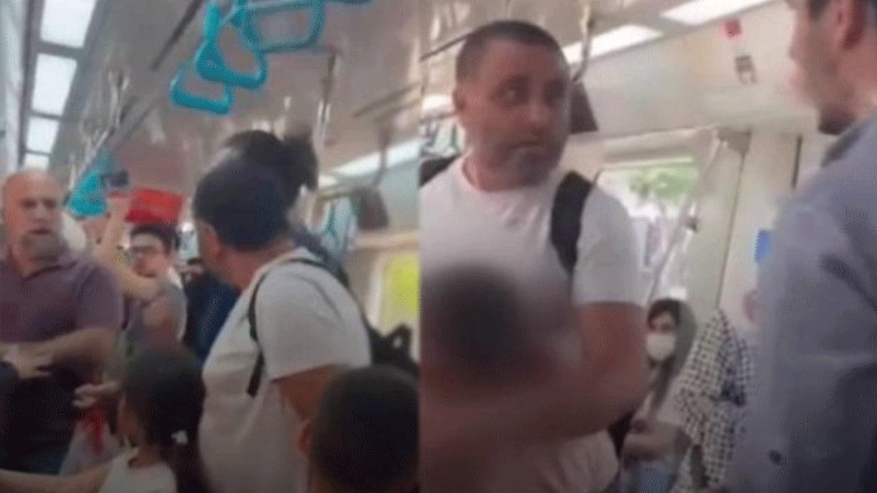 Marmaray'da babaya yumruk atan ‘mavi gömlekli’ye benzetilen kişiye silahlı saldırı!