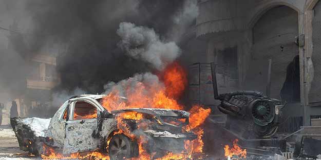 Bab'da bombalı saldırı! Faciadan dönüldü
