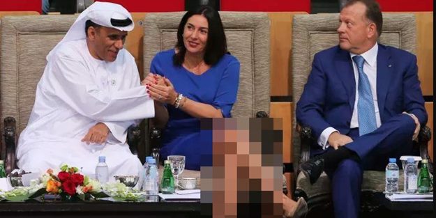 BAE'li başkan İsrailli bakanın içine düştü! Büyük tepkiye neden oldu