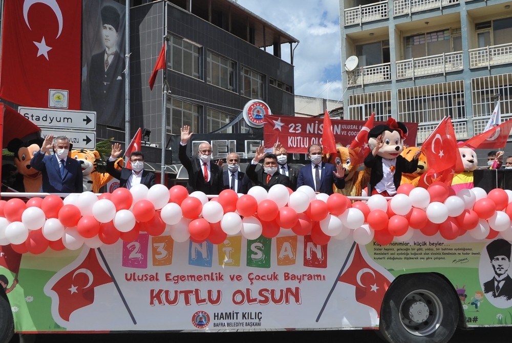 Bafra’da 23 Nisan coşkusu bir başka oldu 