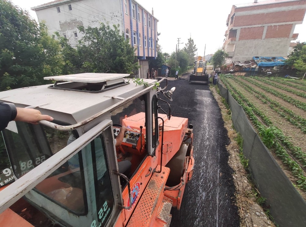 Bafra’da asfalt atağı 