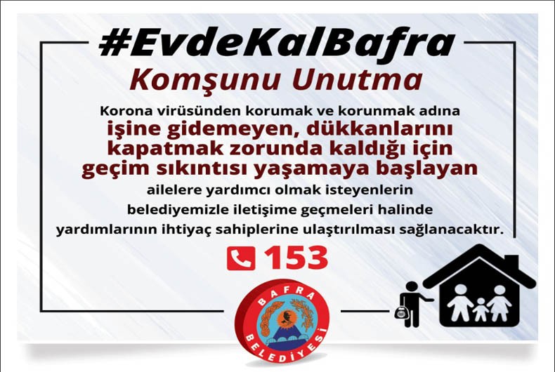 Bafra’da ’Komşunu Unutma’ kampanyası 