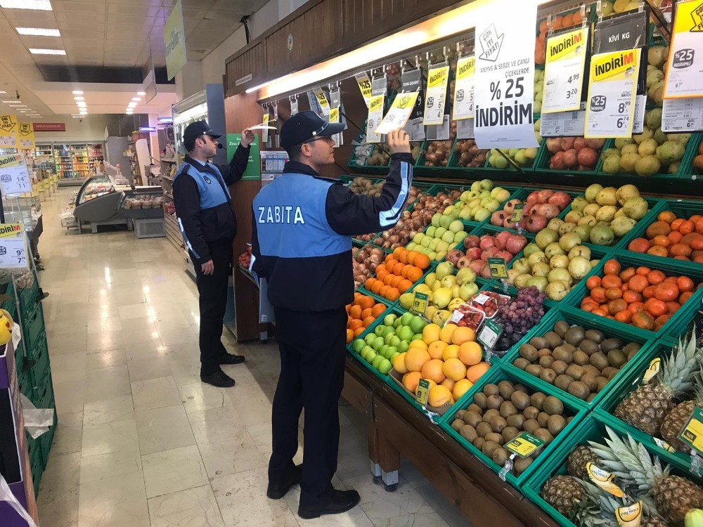 Bafra’da marketlere denetim 