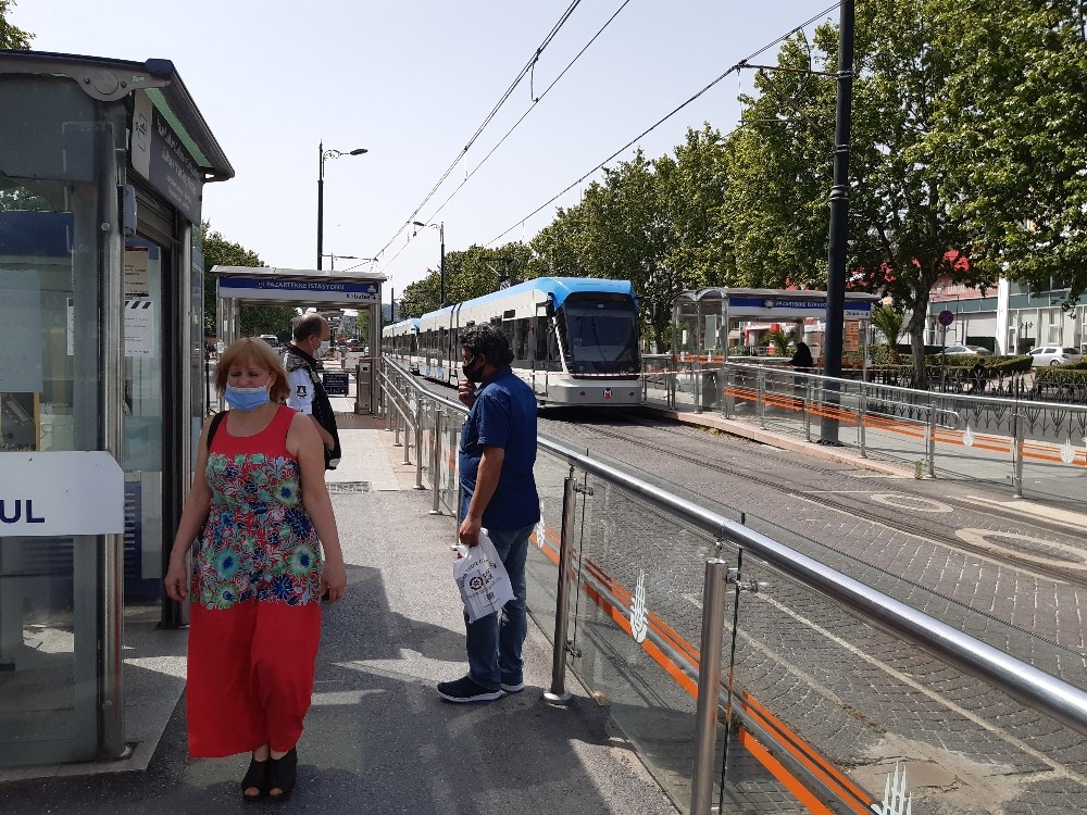 Bağcılar-Kabataş tramvay hattında teknik arıza meydana geldi 