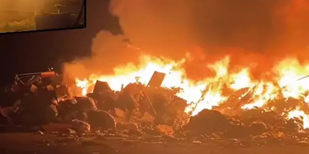 Bağcılar'da depo yangını