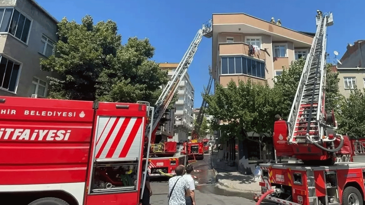 Bağcılar'da korku dolu anlar