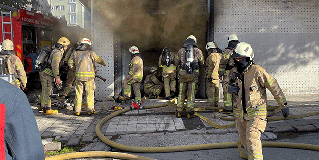 Bağcılar’da korkutan yangın