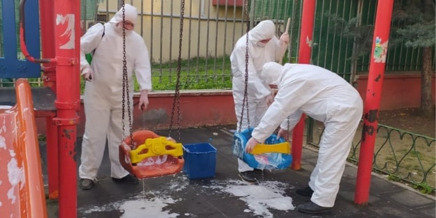 Bağcılar’da virüs ve mikrop temizliği