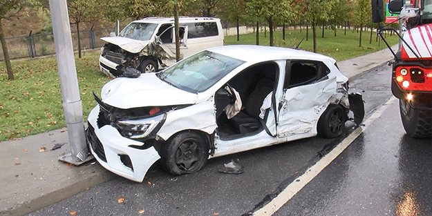 Bağcılar'da zincirleme kaza! 9 yaralı