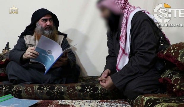 Bağdadi'nin görüntüsünde Türkiye detayı! Elindeki dosyayı özellikle gösterdi