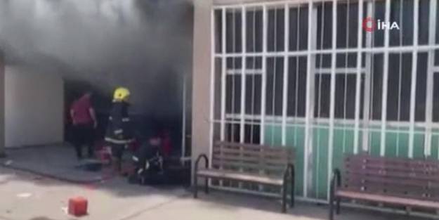 Bağdat Üniversitesi'nde korkutan yangın!