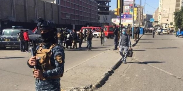 Bağdat’ta çöp konteynerinde el bombası patladı!