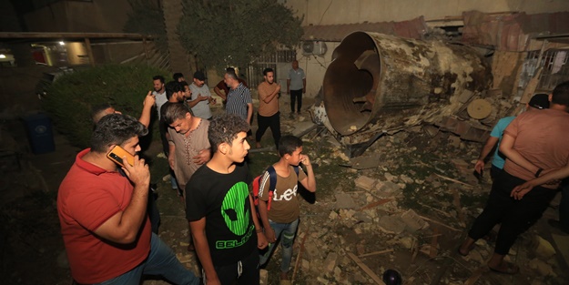 Bağdat’ta gaz tankeri patladı! Ölüler var