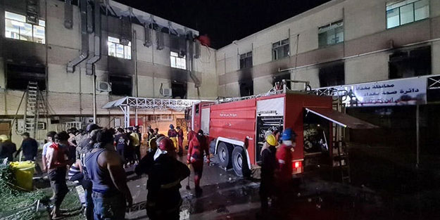 Bağdat’ta hastanede felaket! Çok sayıda ölü var