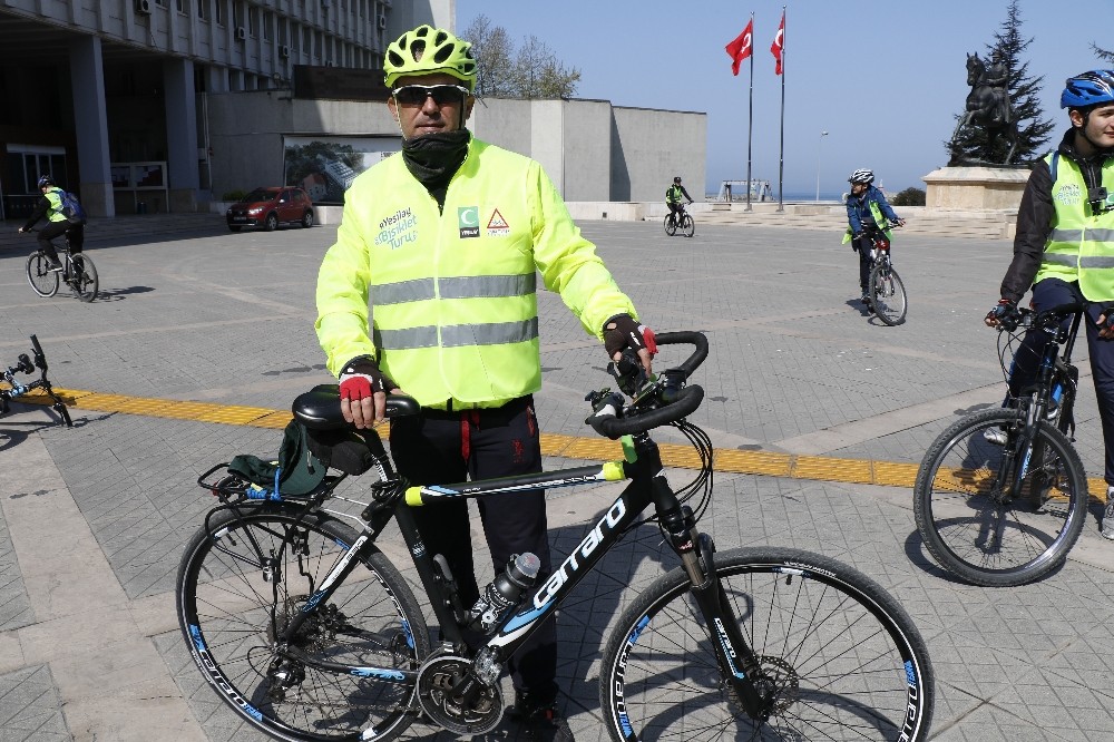 Bağımlılığa karşı pedal çevirdiler 