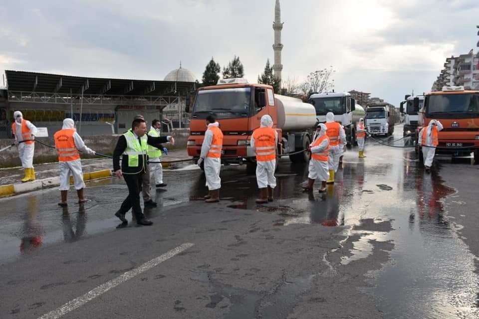 Bağlar Belediyesinden dezenfekte rekoru 