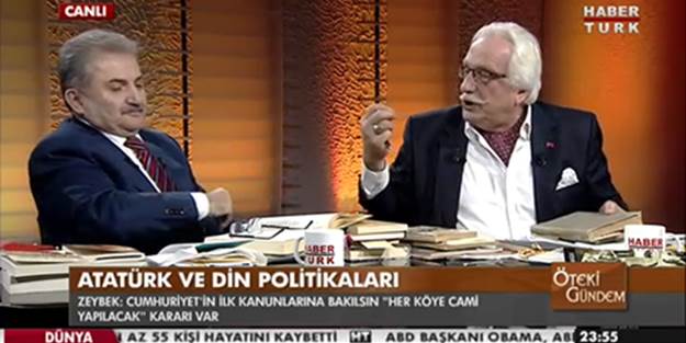 Bahadıroğlu'na cevap veremeyen Zeybek canlı yayında kavga çıkardı