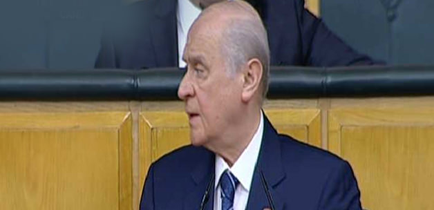Bahçeli konuşurken aniden kapandı