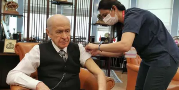 Bahçeli, koronavirüs aşısının ikinci dozunu da oldu