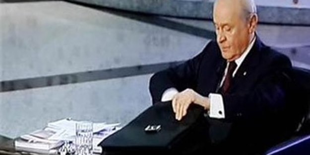 Bahçeli o çantayı canlı yayında açtı