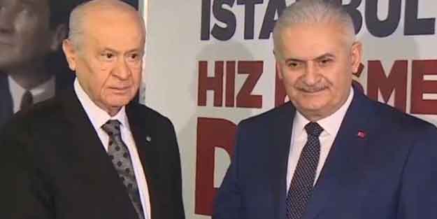 Bahçeli'den Binali Yıldırım'a ziyaret